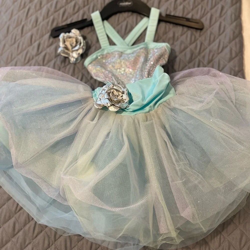 Revolution Shimmering Blue /silver and Purple Kids Costume
